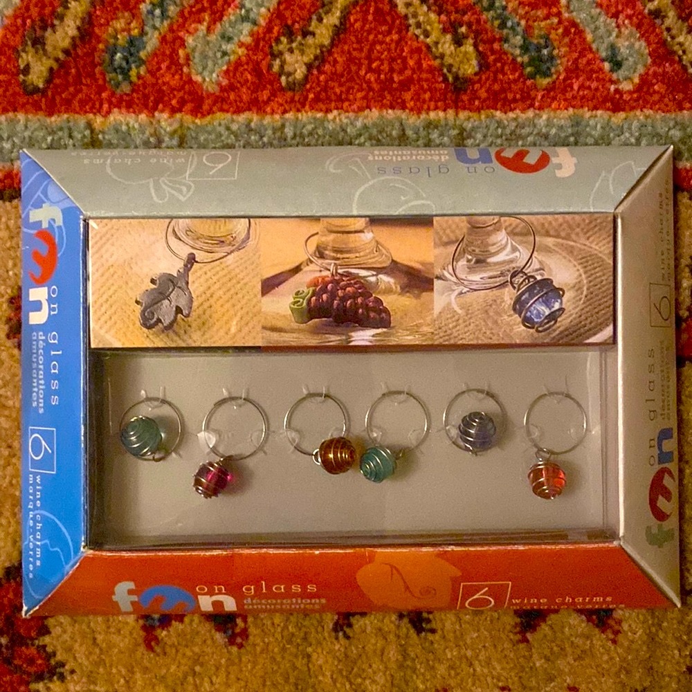 $7 add on! Wine Glass Charms